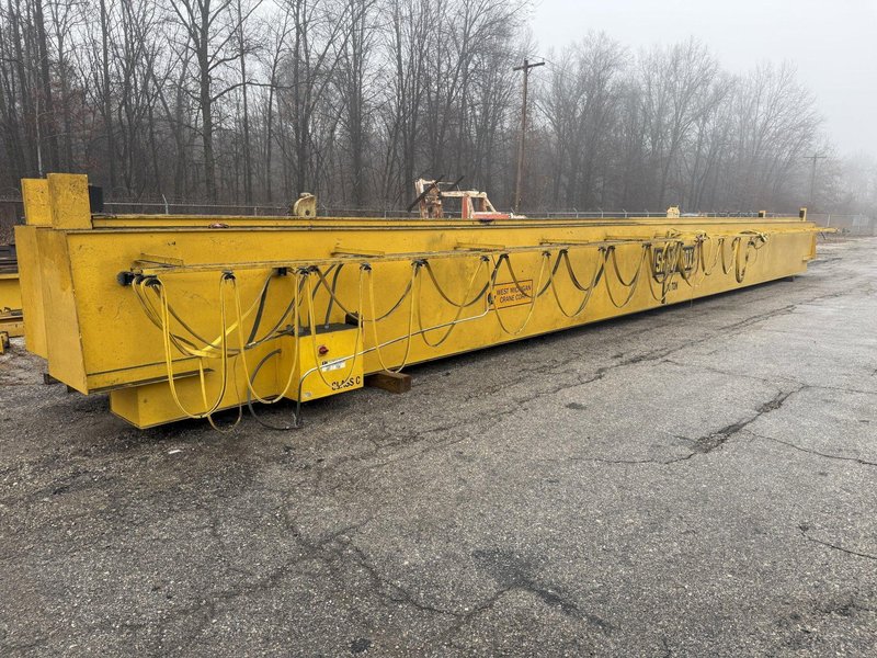 10 TON X 57’ SHAW-BOX DOUBLE GIRDER OVERHEAD BRIDGE CRANE, WITH 12.5 TON SHAW-BOX HOIST: YOBRO #24731