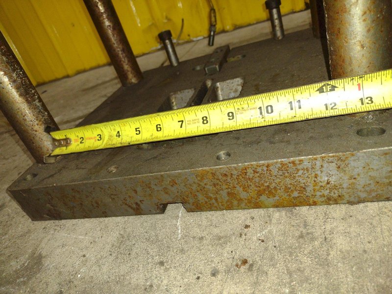 4-POST HYDRAULIC PRESS - ROLLFORMER CUTOFF PRESS: YOBRO #25562