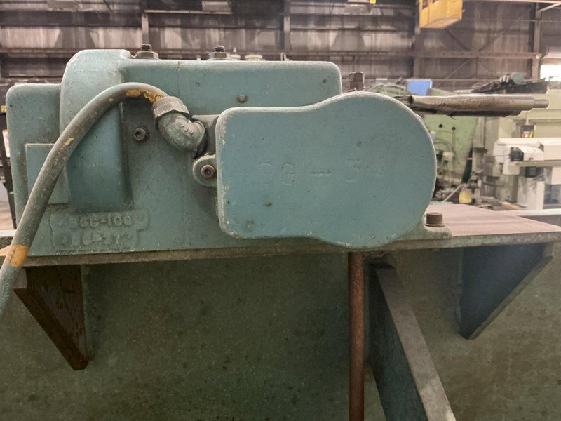 10' X 1/4" WYSONG MODEL #1025-F MECHANICAL POWER SQUARING SHEAR: YOBRO #25202