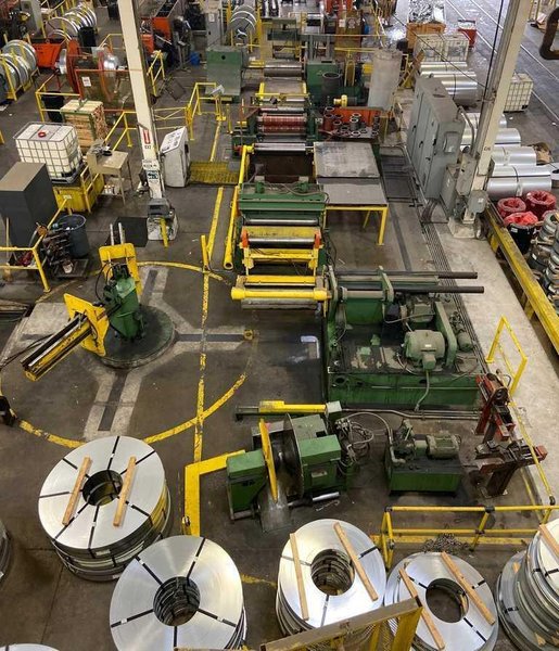 52" x 6.00" x 30,000# Paxson Slitting Line