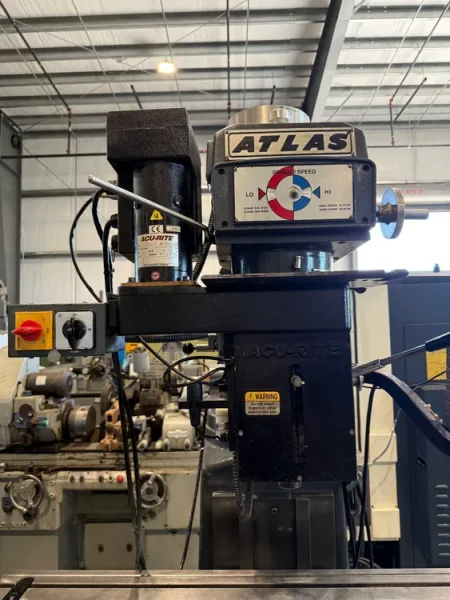 ATLAS CLAUSING 3VS08 CNC 3 axis Vertical Milling Machine MILLPWR #7849