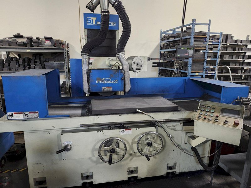 Supertec STP-2040ADC II NC Surface Grinder, 20 x 40 Travels, Chuck: 20" x 40" vacuum, Wheel Size: 14 x 2, HP:7.5,  New 2000
