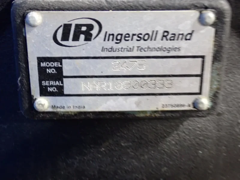 INGERSOLL RAND (2) 7.5 HP AIR COMPRESSOR  -  2-2475E7.5V-FP
