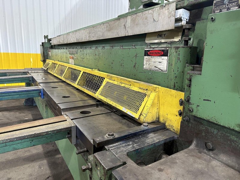 12' X 1/2" WYSONG MODEL #1250 MECHANICAL POWER SQUARING SHEAR: STOCK #19618