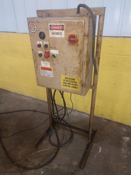 5 CUBIC FOOT ROTO-FINISH MODEL #ER-405D-00-A30 &quot;SPIRATRON&quot; VIBRATORY BOWL FINISHER: STOCK #13508