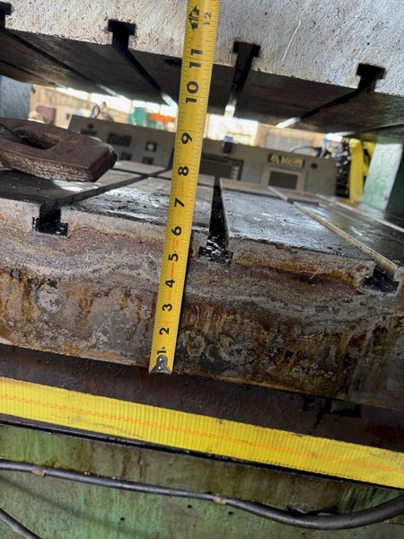 36-1/2&quot; X 42-1/2&quot; X 6&quot; T-SLOTTED BOLSTER PLATE. STOCK # 0989725