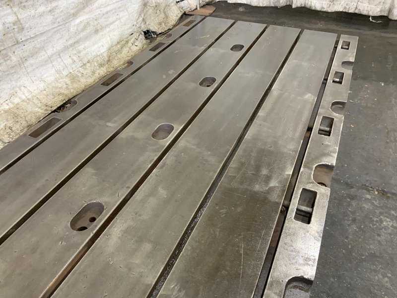 192" X 60" T-SLOTTED FLOOR PLATE: STOCK #81415