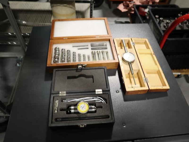 Links 0-2" Dial Travel Indicator, Ball Gage Set, SPI Coaxial Indicator .0005"- Auction Item