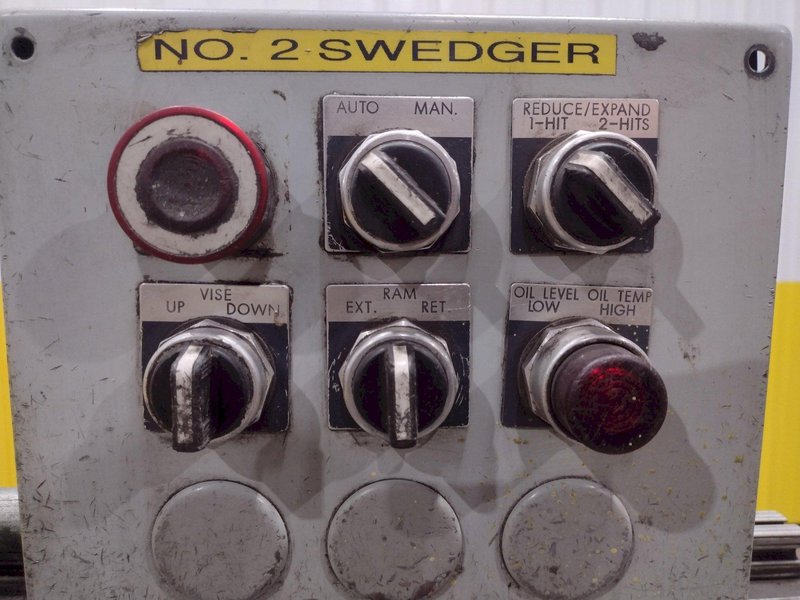 3&quot; (50 TON) ARISTO MODEL #A-680-HD  TUBE EXPANDER &amp; REDUCER END FORMING MACHINE: STOCK #19000