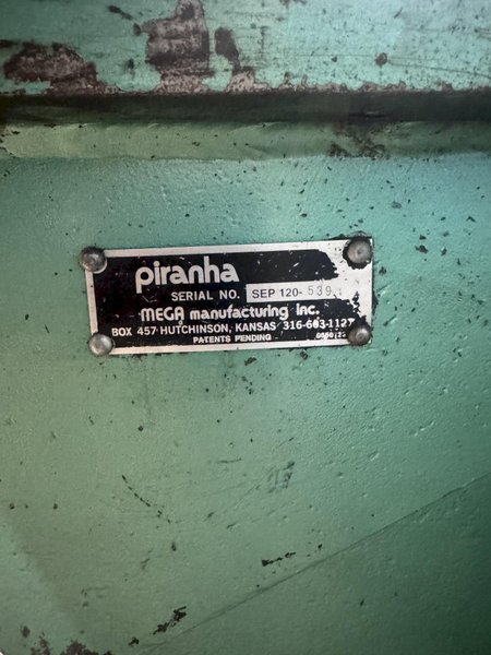 120 TON PIRANHA MODEL #SEP120 SINGLE END HYDRAULIC PUNCH: STOCK #80730