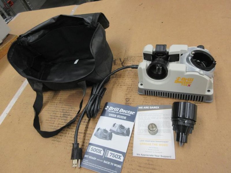 Drill Doctor Model 750X Drill Sharpener, with Case and Accessories- Auction Item