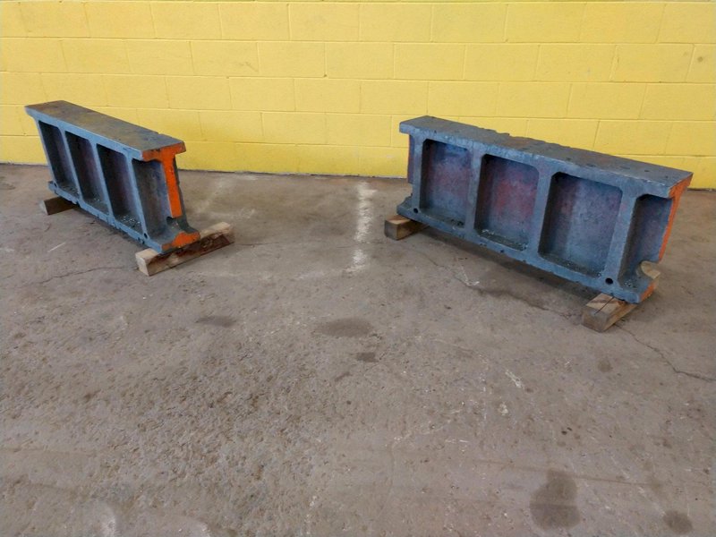 (2) 8&quot; x 48&quot; x 18-3/8&quot; CAST PARALLEL SET UP BLOCKS: STOCK 12886