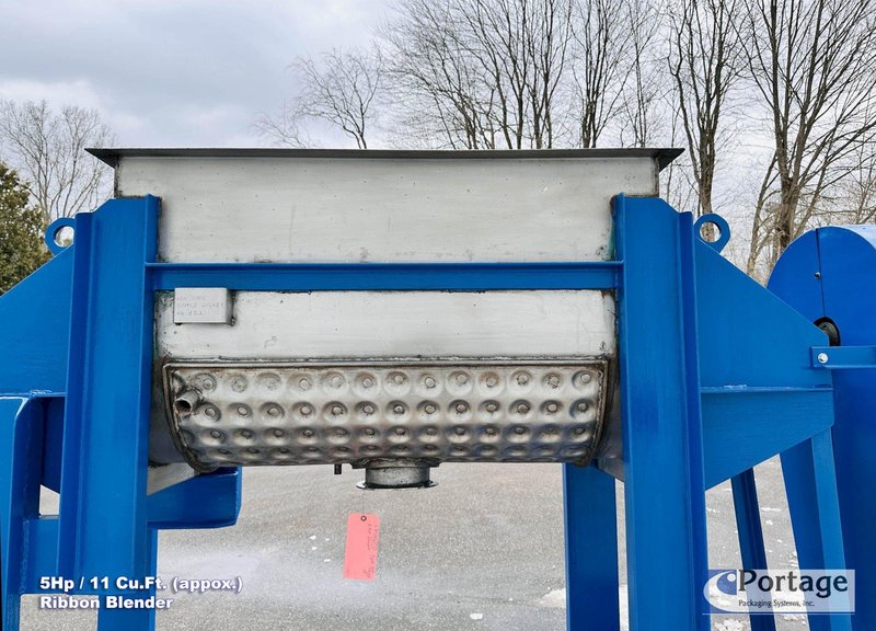 Aaron Equipment Jacketed 11-Cu.Ft. Ribbon Blender