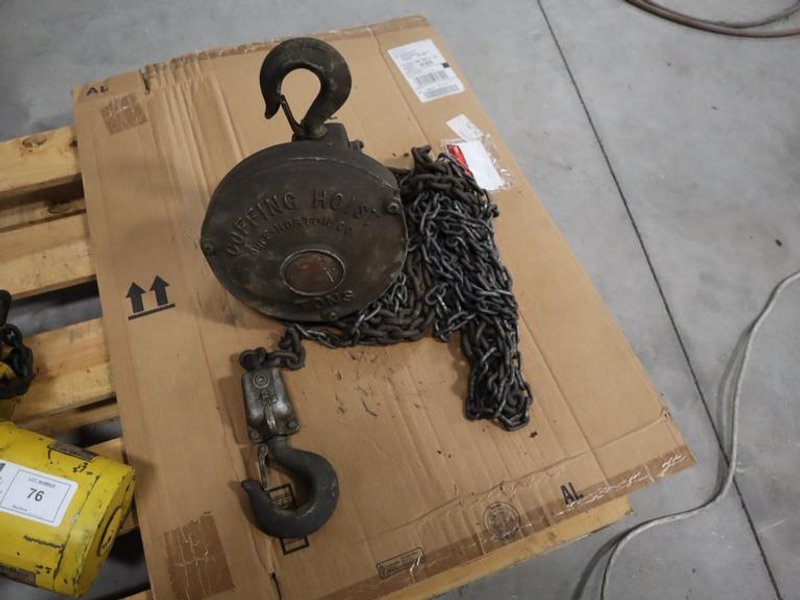 Coffing Manual 2-Ton Chain Hoist- Auction Item