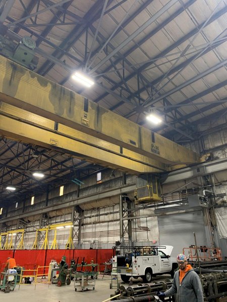40/10 Ton P&amp;H Double Girder Overhead Bridge Crane