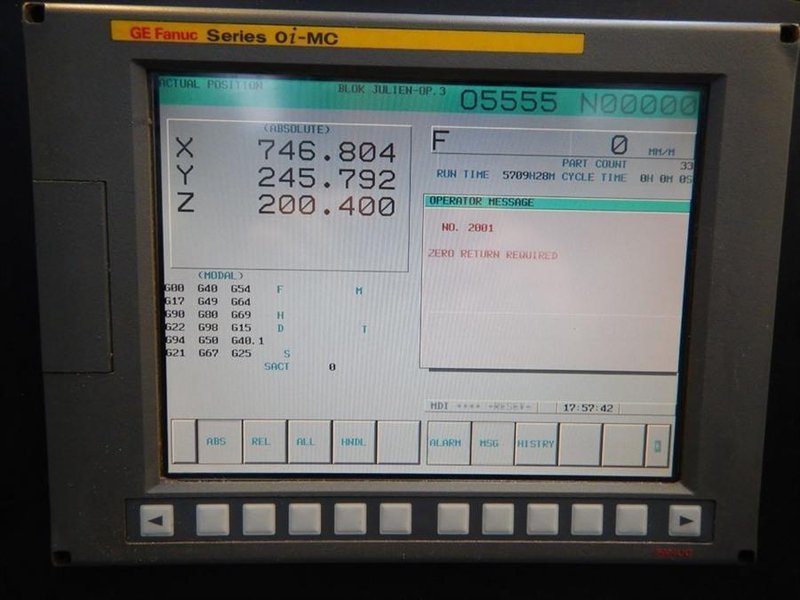 Correa B-20 - X:1500 - Y: 650 - Z: 600 mm CNC