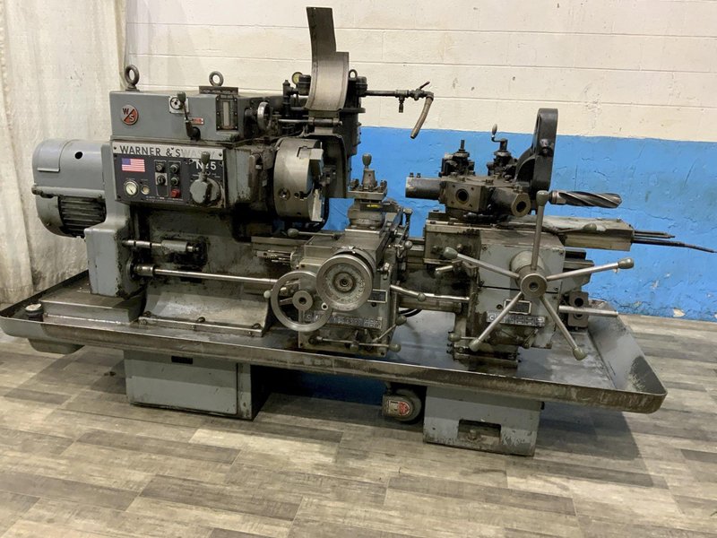 #5 WARNER &amp; SWASEY M4670 RAM TURRET LATHE: STOCK #81450