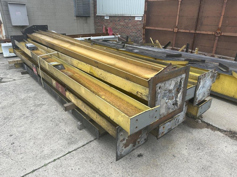 (15) 18 FT HIGH CRANE UPRIGHTS STEEL BEAMS: STOCK #23127
