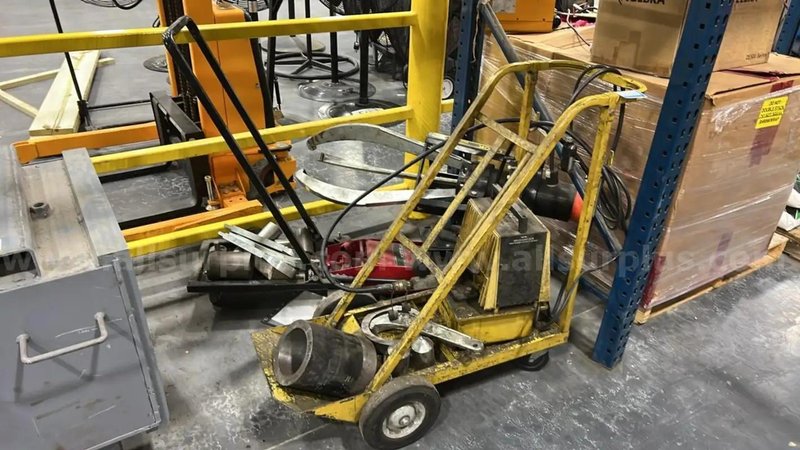 15 TON POIS-LOCK MODEL #PH110 PORTABLE HYDRAULIC GEAR &amp; WHEEL PULLER WITH ENERPAC POWER UNIT: YOBRO# 25094