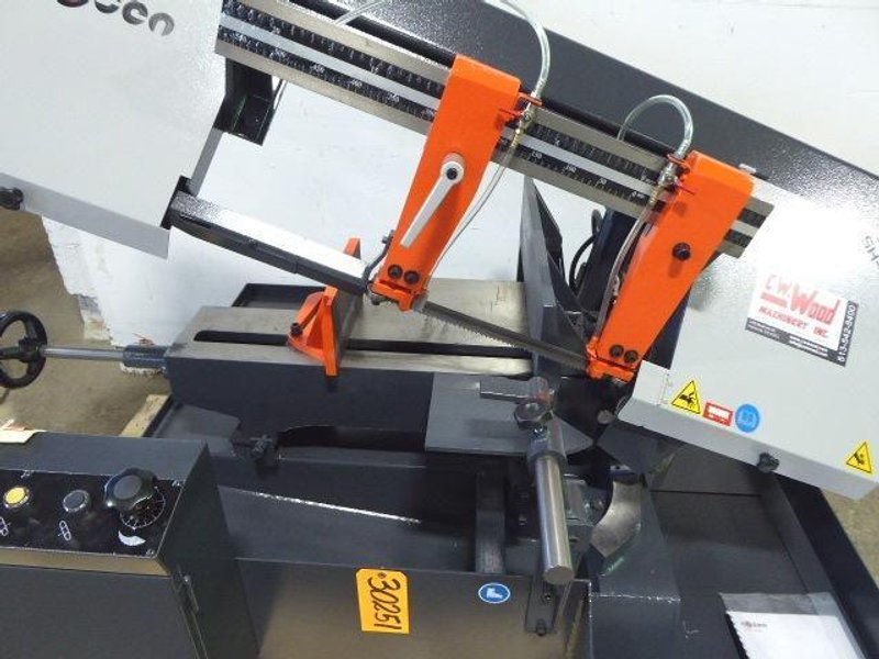 9" x 18" COSEN Horizontal Band Saw SH-460M, Miter, Semi-Auto, 1" Blade 2 HP, New