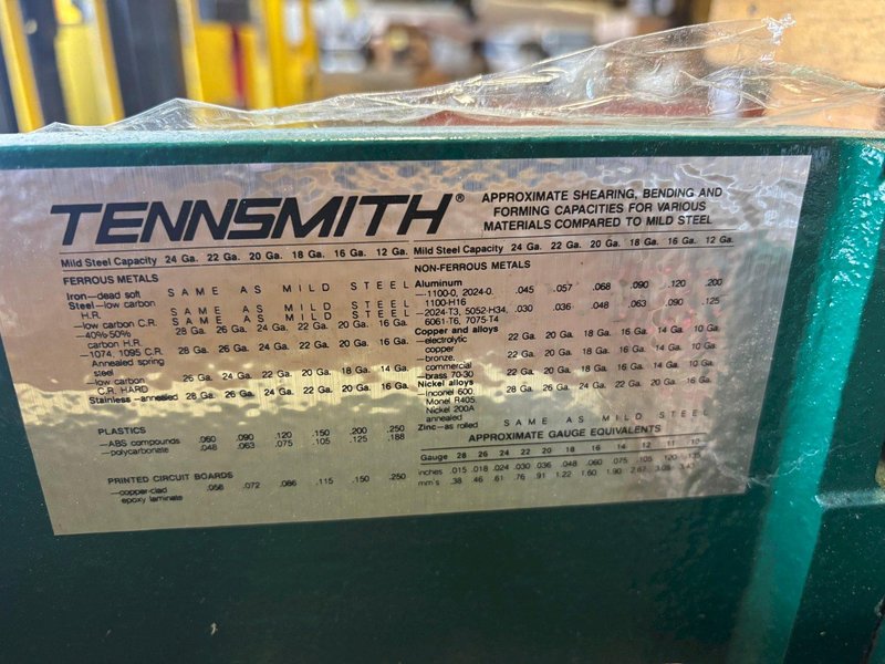 52" X 16 GAUGE NATIONAL MODEL #52-H HYDRAULIC POWE SHEAR, NEW ON SKID: YOBRO #24673