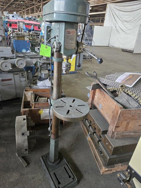 ITT MODEL 120F-IND DRILL PRESS. STOCK  0848022
