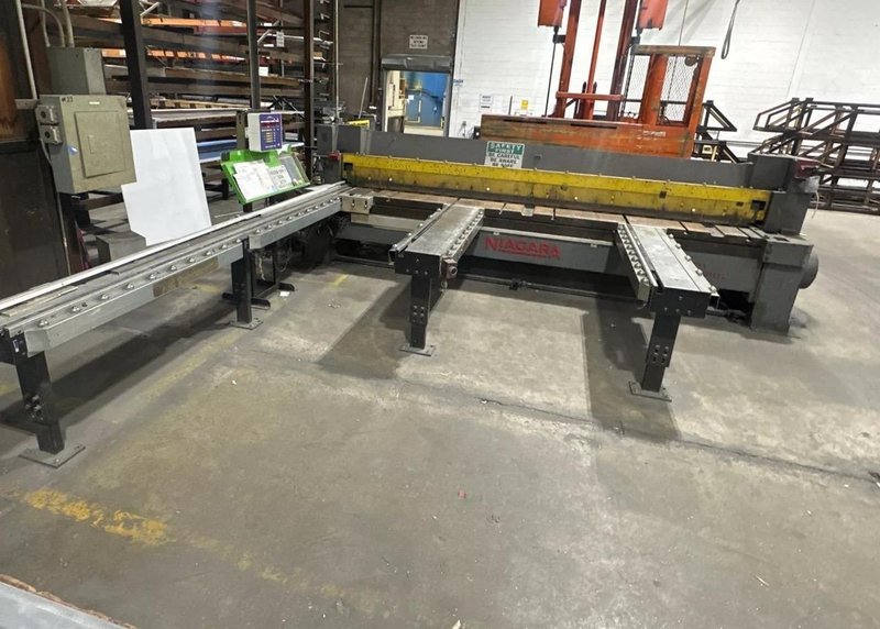 12Ga x 12′ Niagara 612 Mechanical Shear – Front Sheet supports, Cnc Backgauge