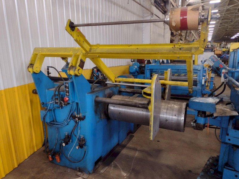 36" X 4" X 12,000 LBS YODER / STAMCO MOTORIZED SLITTING LINE STOCK #3731
