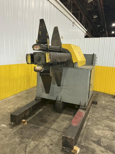 16,000 LB X 40" ROWE 16040-DSJ MOTORIZED UNCOILER. STOCK # 0219026