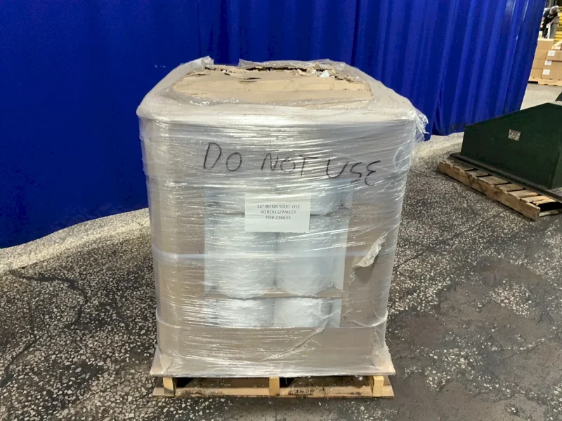 12” X 5000’ X 80 GA PACKING FILM
