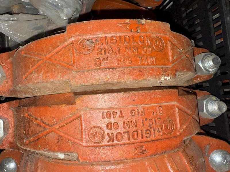 4&quot; TO 10&quot; VICTAULIC &amp; RIGIDLOK PIPE COUPLINGS: YOBRO #24414