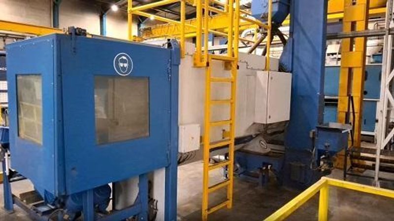 WALTHER TROWAL THM400/2 SHOT BLAST MACHINE (2013)
