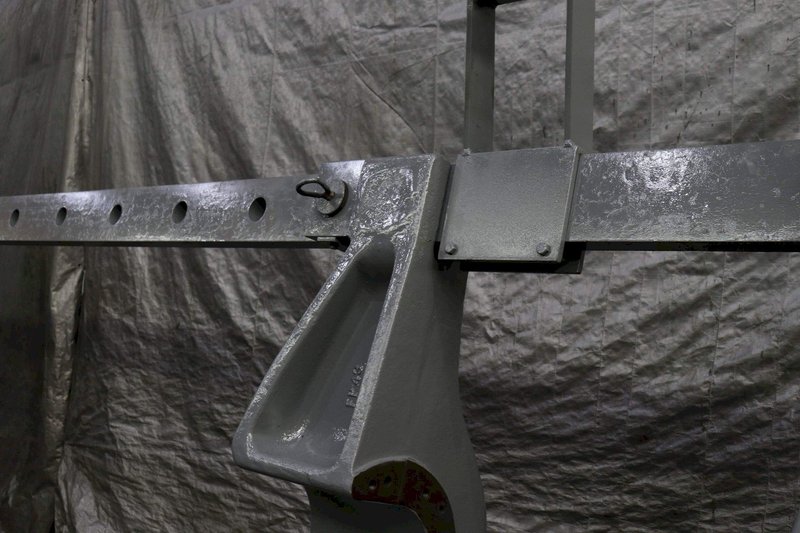 200 TON RODGERS MODEL #1F200-4820X HYDRAULIC WHEEL PRESS: STOCK #71119