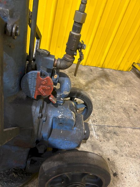 (2) 100 TON DUFF NORTON MODEL #144-CMJ AIR MOTOR JACKS, 30&quot; LIFT: YOBRO #24190