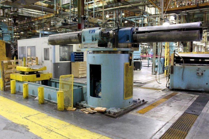 SWFESC62 PERFECTO PRESS FEED LINE WITH ASC JN 1235 UNCOILER. STOCK # 0133625