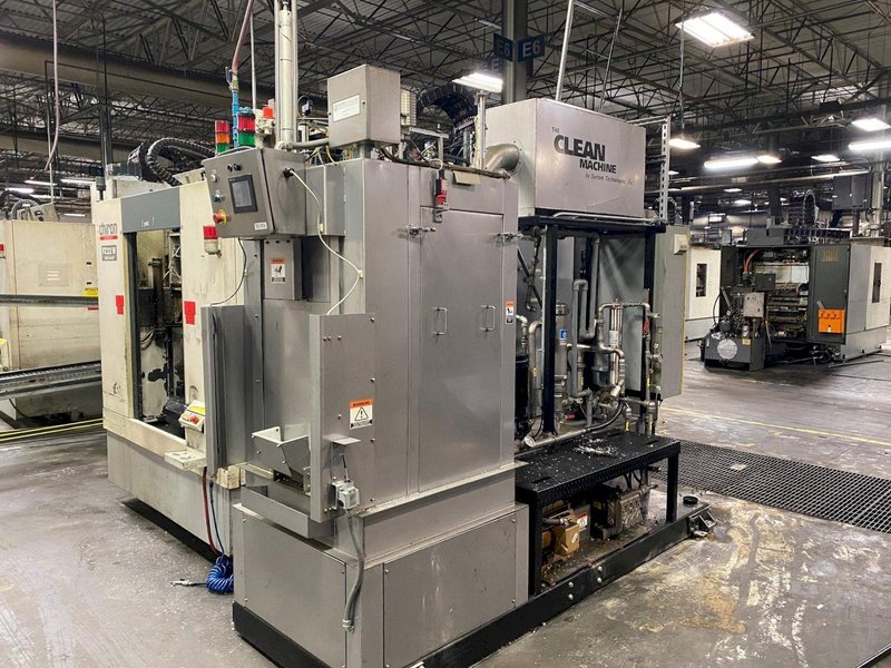 SYSTEM TECHNOLOGIES MODEL #CMI-123-480 CLEAN MACHINE HIGH PRESSURE STAINLESS STEEL PARTS WASHER: STOCK #14484