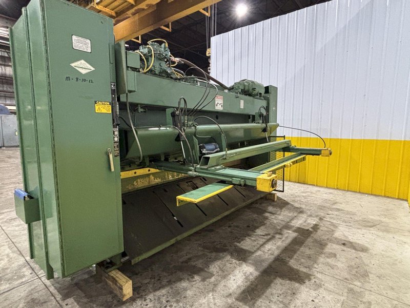10&#039; X 3/8&quot; CINCINNATI MODEL #375X10 HYDRAULIC SHEAR: STOCK #22818