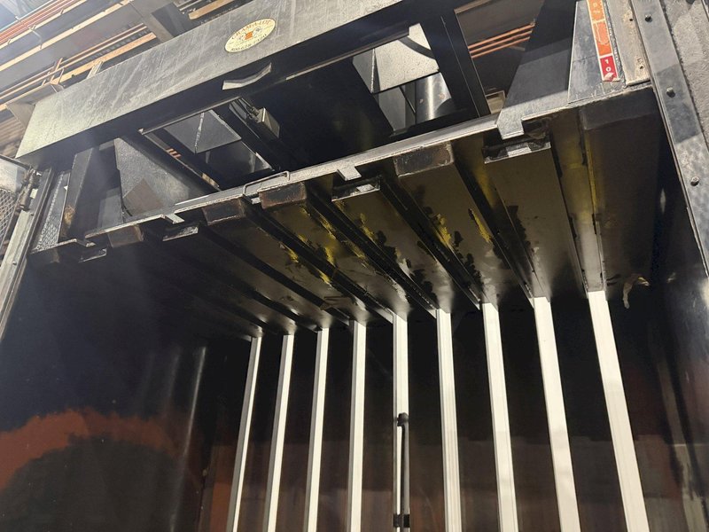 84" X 48" X 48" JV MFG MODEL #DXR-84 CRAM-A-LOT VERTICAL HYDRAULIC CARDBOARD BALER: YOBRO #24667