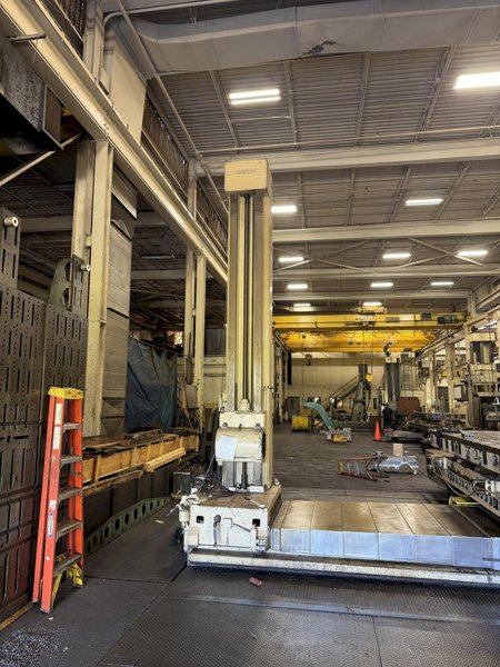 6&quot; GIDDINGS &amp; LEWIS H60-T CNC 4-AXIS HORIZONTAL BORING MILL WITH POWERED TAILSTOCK. STOCK # 1002025