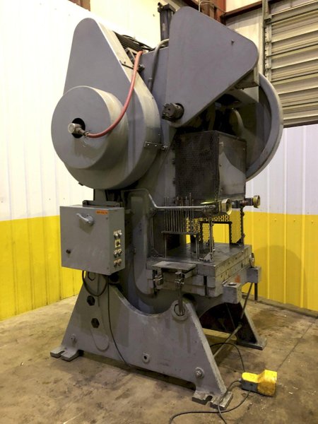 80 TON SOUTHBEND MODLE #OBI-90 BACKGEARED OBI PUNCH PRESS, 4" STROKE: STOCK 16281