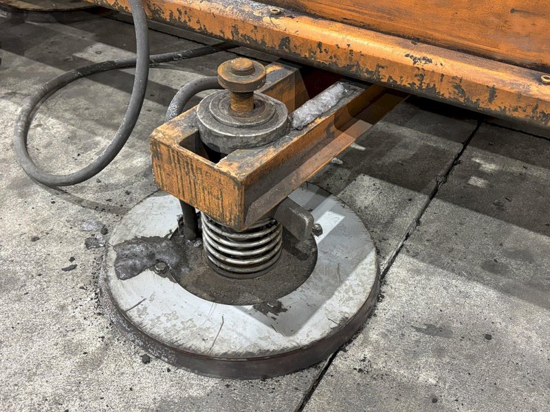 10,000 LBS X 50' X 8' PERMADUR SERIAS 816 VACUUM SHEET LIFTER WITH UNIVAC 1500 GENERATOR: STOCK 22460