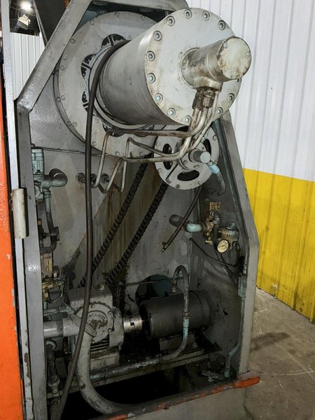 20,000 LBS X 36" LITTELL MODEL #S200-36 PULL OFF UNCOILER COIL REEL W/ COIL CAR: YOBRO #26128