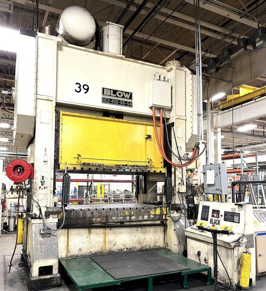 400-ton Blow Press Model #SC2-400-96-54 Straight Side Mechanical Metal Stamping Press For Sale, Year 1994