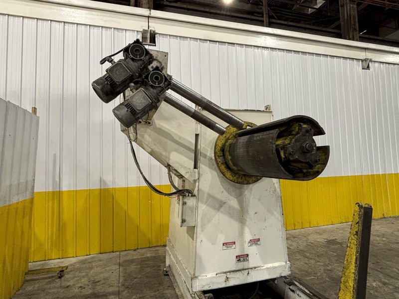 15,000 LBS X 36&quot; COE MODEL #CPR-PO-15018 MOTORIZED COIL REEL UNCOILER W/ COIL CAR: STOCK #23436