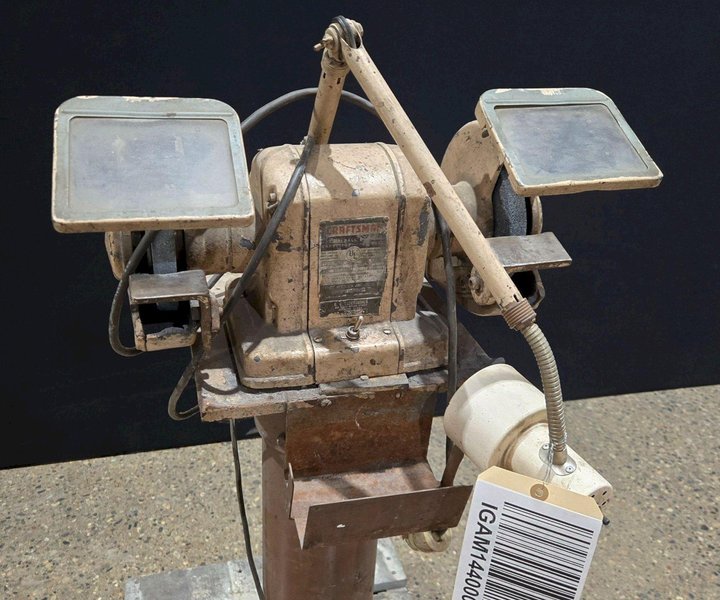 CRAFTSMAN 1157566 PEDESTAL GRINDER 115V USED