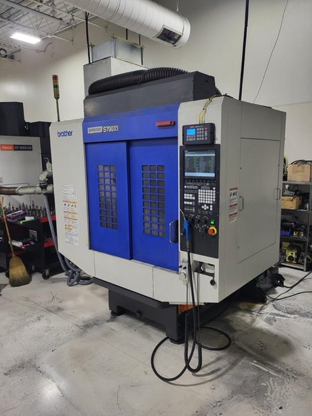 Brother Speedio S700X1 5 Axis CNC VMC, 2016 – Yukiwa Tilting Rotary Table, Blum Probe