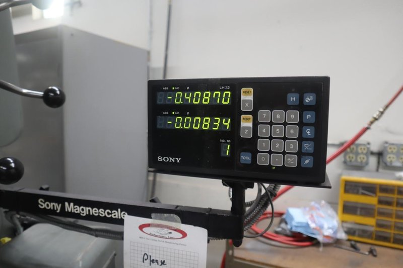 Moore #3 Model G-18 Jig Grinder with Sony 2-Axis DRO- Auction Item