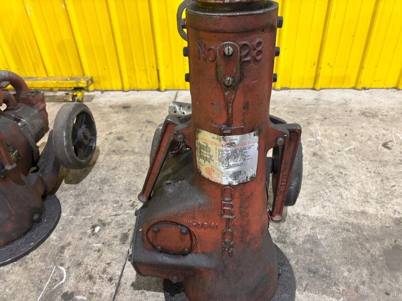 (2) 50 TON DUFF NORTON MODEL #528-AMJ AIR MOTOR JACKS, 17” LIFT: YOBRO #24196