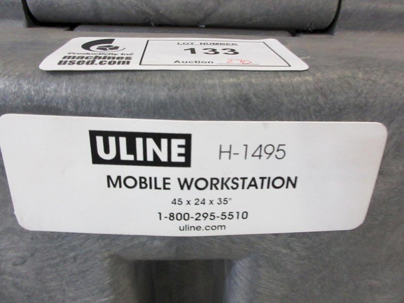 Uline H-1495 Mobile Workstations, (4)- Auction Item