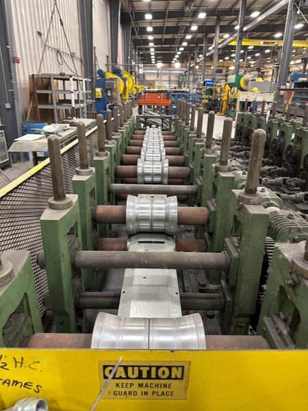 10 &amp; 12 STAND X 2" BRADBURY SIDE BY SIDE U JOINT DRIVE ROLLFORMER: YOBRO #24947